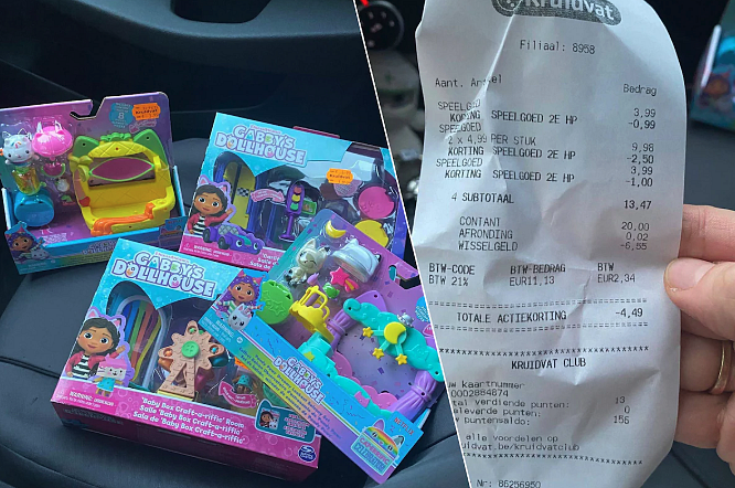 Afbeelding voor PROMOJAGERS SUPERTIP. Kruidvat geeft grote kortingen op speelgoed: “Aan alle fans van Gabby’s: ik betaalde 17 euro in plaats van 85 euro
