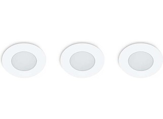 Prolight LED Inbouwspots Rond - 3x5W - IP65 - Wit