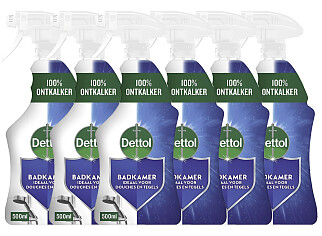 6x Dettol Allesreiniger Spray Power & Fresh - Badkamer - 500 ml