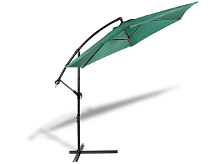 909 Outdoor Hangende Parasol 300cm - Donkergroen