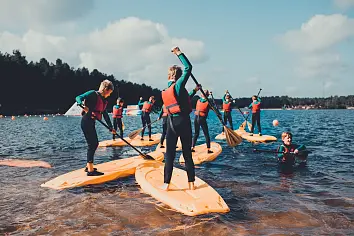 Groepsles SUP board (2u) div. locaties