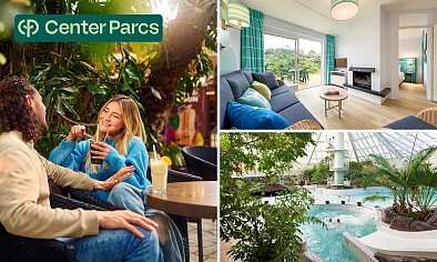 2, 3 of 4 overnachtingen voor 4 tot 8 personen in Center Parcs Zandvoort