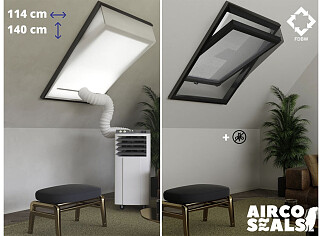 Raamafdichtingskit Mobiele Airco - Met Hor - 114 x 140 cm Velux SK08