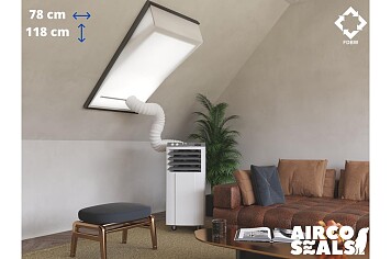 FDBW MK06 - Airco Raamafdichtingskit - 78 x 118 cm - Geschikt