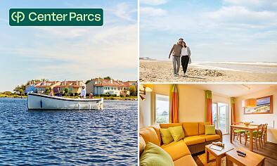 2, 3 of 4 overnachtingen voor 2 tot 4 pers. bij Center Parcs Port ZÃ©lande