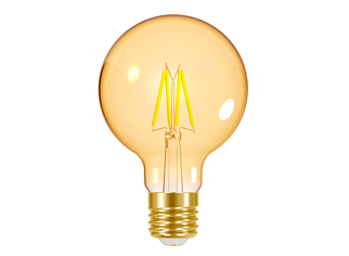 Prolight Osram Vintage LED Lamp G80 - E27 - 2000K - Geel