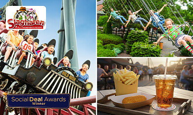 Entreeticket voor Attractiepark Slagharen + evt. snackmenu