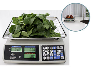 FEDEC Digitale Horeca weegschaal - Tot 40KG - RVS