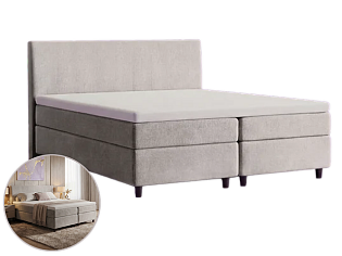HappyBed Boxspring met Super Topper
