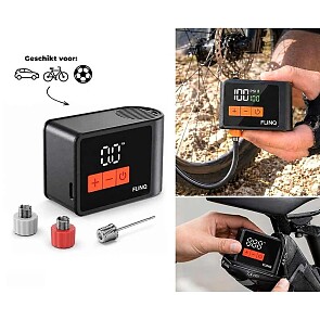 Flinq Airpocket Mini Luchtcompressor Draadloze Bandenpomp - Zwart
