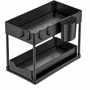 Nexxt Gootsteenkast Organizer Multifunctioneel - Zwart