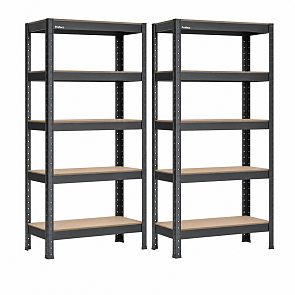 Profeco Stellingkasten Set Van 2 - Zwart (2de Kans Deal)