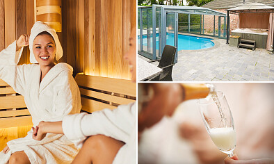 Privésauna voor 2 (2,5 uur) + waardebon + evt. pasta naar keuze