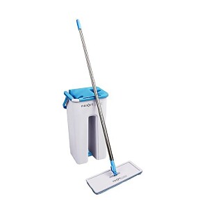 Nexxt Flat Mop met Emmer - 360° Draaibaar