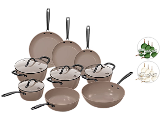 Cook & Pan Go Ivory Pannenset | 9-delig