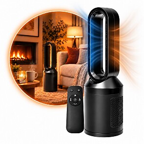 Nexxt 2-in-1 Bladeless Ventilator & Heater XXL - 2000 W - Zwart (2de Kans Deal)
