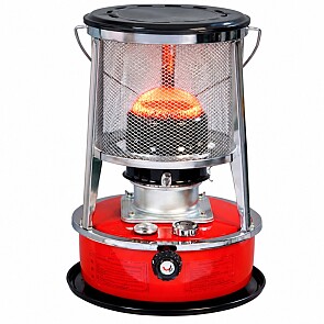 Profile Egon Petroleumkachel 2600W - Rood/zwart