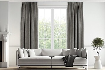 Lifa Living Verduisterend Gordijn - Tot 90% Lichtwerend - 150 Ã 260 cm - Grijs