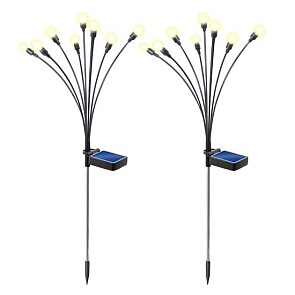 Nexxt Solar tuinlampen set - Vuurvliegjes Effect - Zwart