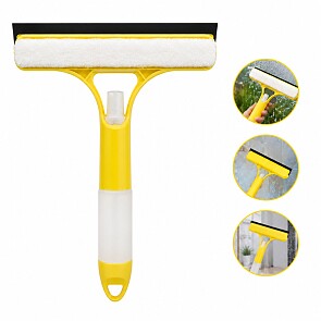 Nexxt Raamwisser 3-in-1 met Sprayfles - Geel/wit
