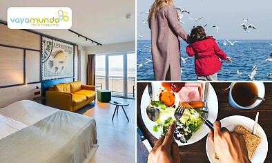 Overnachting(en) voor 2-4 + fles wijn + bezoek met tasting aan het strand van Oostende