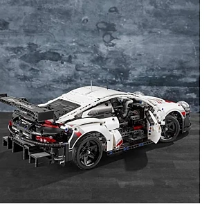 LEGO 42096 Technic Porsche 911 RSR Raceauto Exclusief Verzamel en Displaymodel, Geavanceerde Bouwset voor Tieners