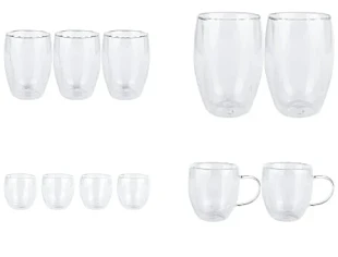 ERNESTO® Dubbelwandige glazen, borosilicaatglas