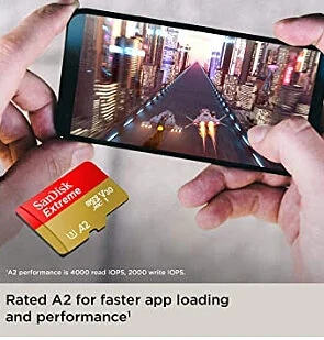 SanDisk SDSQXA1 Extreme Micro SDXC UHS-I Class 10 Geheugen Kaart Met Adapter, 128GB