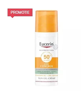 Eucerin Sun Oil Control Spf50+ Onzuivere Huid Dry Touch Zonnegel-crème 50ml