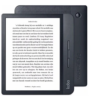 Kobo Libra H2O e-reader - Waterdicht - Grote 7 inch scherm - Instelbaar warme kleur - 8GB - Wifi - Zwart