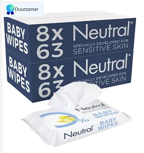 Neutral Baby Billendoekjes Parfumvrij - 1008 stuks - Voordeelverpakking