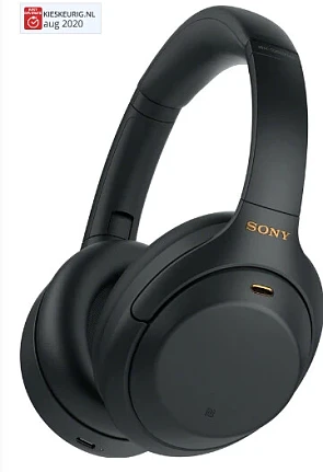 Sony WH-1000XM4 - Draadloze over-ear koptelefoon met Noise Cancelling - Zwart