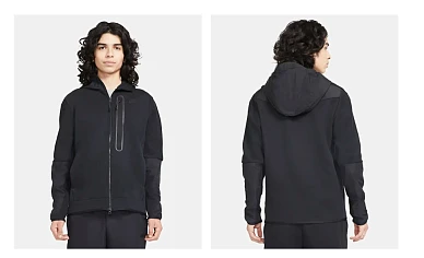 Men's Full-Zip Woven Hoodie Nike Sportswear Tech Fleece