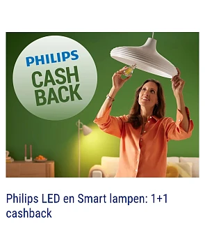 2 Philips LED en Smart lampen: 1+1 gratis