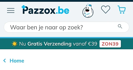Gratis verzending Pazzox