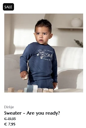 Tot 50% korting op baby en kinderkleding