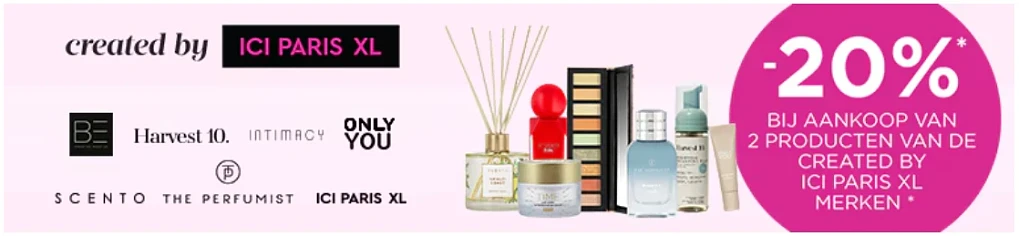 20% bij Ici Paris XL bij 2 stuks