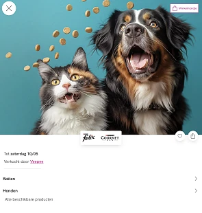 Honden en kattenvoer