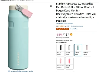 waterfles bij amazon
