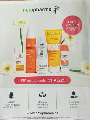 €5 korting bij NewPharma