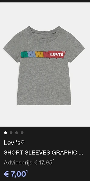 Levi's voor het hele gezin tot 75% korting!