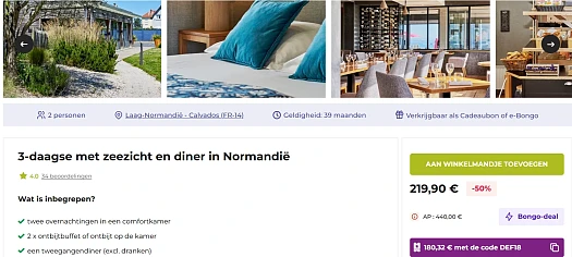 tot >50% korting op Bongo bonnen ✨