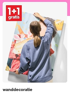 Foto wanddecoratie 1+1 bij Hema