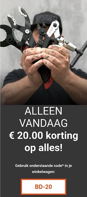 Alleen vandaag €20 korting op alles!