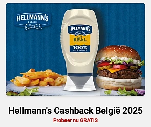 Hellmann's mayonaise 100% Terugbetaald