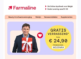Gratis cadeau Farmaline
