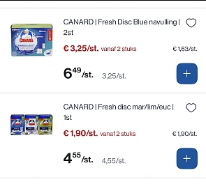 Canard fresh disc -50%