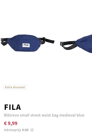 Fila heuptas blauw -50% bij otrium.be