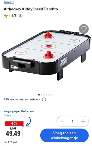 Airhockey KiddySpeed Bandito -50%