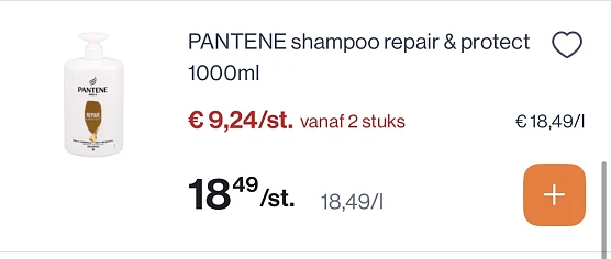 Pantene shampoo en serum -50%